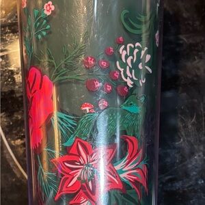 2022 Starbucks Holiday Vinti cup with straw cover